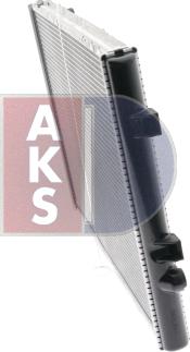 AKS Dasis 181780N - Радиатор, охлаждение двигателя autosila-amz.com