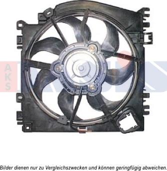 AKS Dasis 188045N - Вентилятор, охлаждение двигателя autosila-amz.com