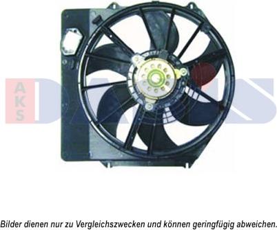 AKS Dasis 188035N - Вентилятор, охлаждение двигателя autosila-amz.com