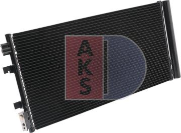 AKS Dasis 182049N - Конденсатор кондиционера autosila-amz.com