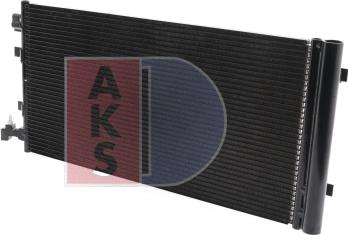 AKS Dasis 182042N - Конденсатор кондиционера autosila-amz.com
