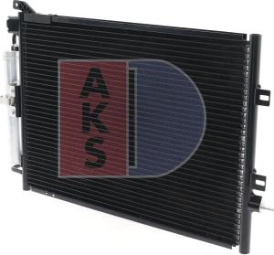 AKS Dasis 182036N - Конденсатор кондиционера autosila-amz.com