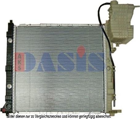 AKS Dasis 134920N - Радиатор, охлаждение двигателя autosila-amz.com
