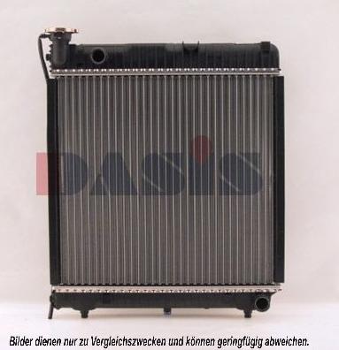 AKS Dasis 130500N - Радиатор, охлаждение двигателя autosila-amz.com