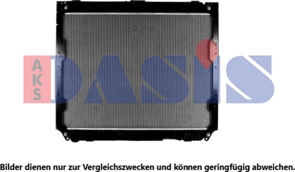 AKS Dasis 130047N - Радиатор, охлаждение двигателя autosila-amz.com
