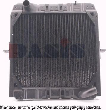 AKS Dasis 130060N - Радиатор, охлаждение двигателя autosila-amz.com