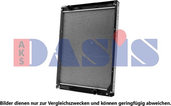 AKS Dasis 131005N - Радиатор, охлаждение двигателя autosila-amz.com