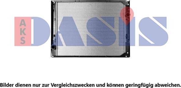 AKS Dasis 131005X - Радиатор, охлаждение двигателя autosila-amz.com