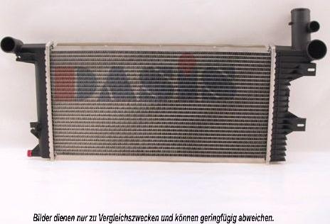 AKS Dasis 132380N - Радиатор, охлаждение двигателя autosila-amz.com