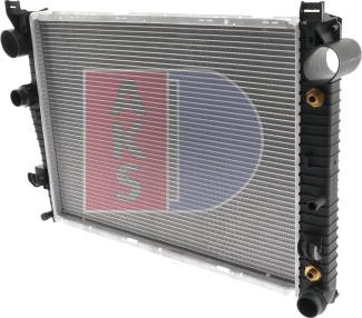 AKS Dasis 125110N - Радиатор, охлаждение двигателя autosila-amz.com