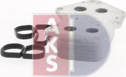 AKS Dasis 126024N - Масляный радиатор, двигательное масло autosila-amz.com