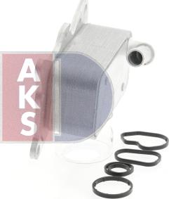 AKS Dasis 126021N - Масляный радиатор, двигательное масло autosila-amz.com