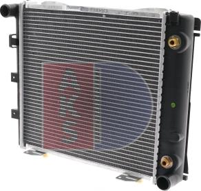 AKS Dasis 120460N - Радиатор, охлаждение двигателя autosila-amz.com