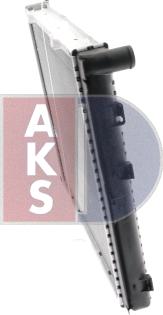 AKS Dasis 120055N - Радиатор, охлаждение двигателя autosila-amz.com