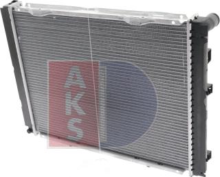 AKS Dasis 120055N - Радиатор, охлаждение двигателя autosila-amz.com