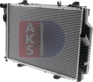AKS Dasis 120016N - Радиатор, охлаждение двигателя autosila-amz.com