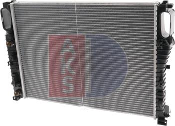 AKS Dasis 120036N - Радиатор, охлаждение двигателя autosila-amz.com