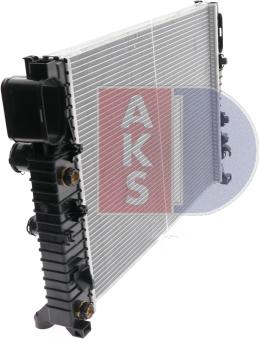 AKS Dasis 120036N - Радиатор, охлаждение двигателя autosila-amz.com