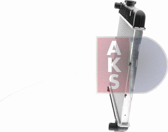 AKS Dasis 120160N - Радиатор, охлаждение двигателя autosila-amz.com