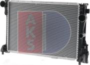 AKS Dasis 120104N - Радиатор, охлаждение двигателя autosila-amz.com