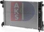 AKS Dasis 120101N - Радиатор, охлаждение двигателя autosila-amz.com