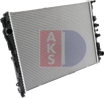 AKS Dasis 120116N - Радиатор, охлаждение двигателя autosila-amz.com