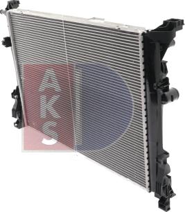 AKS Dasis 120113N - Радиатор, охлаждение двигателя autosila-amz.com
