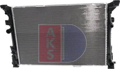 AKS Dasis 120113N - Радиатор, охлаждение двигателя autosila-amz.com
