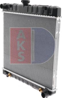 AKS Dasis 120180N - Радиатор, охлаждение двигателя autosila-amz.com