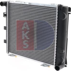AKS Dasis 121440N - Радиатор, охлаждение двигателя autosila-amz.com
