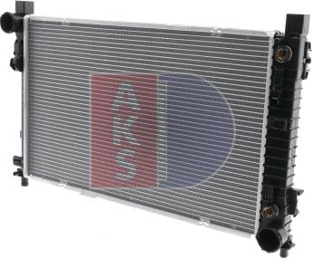 AKS Dasis 121400N - Радиатор, охлаждение двигателя autosila-amz.com