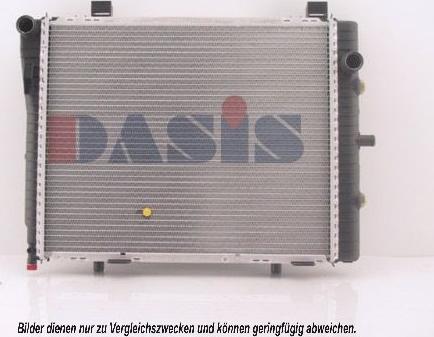 AKS Dasis 121120N - Радиатор, охлаждение двигателя autosila-amz.com