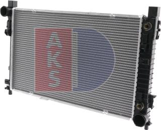 AKS Dasis 121890N - Радиатор, охлаждение двигателя autosila-amz.com