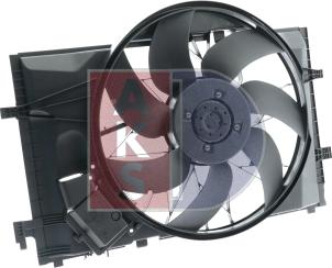 AKS Dasis 128107N - Вентилятор, охлаждение двигателя autosila-amz.com