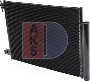 AKS Dasis 122046N - Конденсатор кондиционера autosila-amz.com