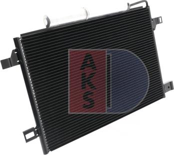 AKS Dasis 122024N - Конденсатор кондиционера autosila-amz.com