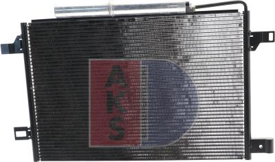 AKS Dasis 122024N - Конденсатор кондиционера autosila-amz.com