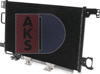 AKS Dasis 122025N - Конденсатор кондиционера autosila-amz.com