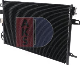 AKS Dasis 122023N - Конденсатор кондиционера autosila-amz.com
