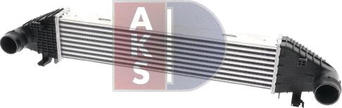 AKS Dasis 127016N - Интеркулер, теплообменник турбины autosila-amz.com