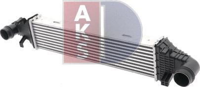 AKS Dasis 127012N - Интеркулер, теплообменник турбины autosila-amz.com