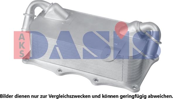 AKS Dasis 176009N - Масляный радиатор, двигательное масло autosila-amz.com
