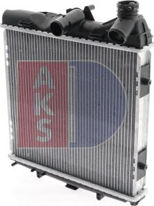 AKS Dasis 170006N - Радиатор, охлаждение двигателя autosila-amz.com
