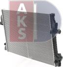 AKS Dasis 170013N - Радиатор, охлаждение двигателя autosila-amz.com