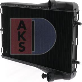 AKS Dasis 172004N - Радиатор, охлаждение двигателя autosila-amz.com