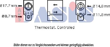 AKS Dasis 840590N - Расширительный клапан, кондиционер autosila-amz.com