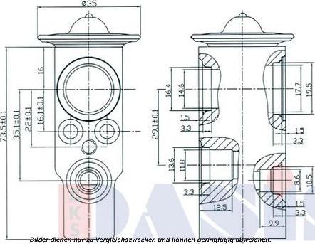 AKS Dasis 840055N - Расширительный клапан, кондиционер autosila-amz.com