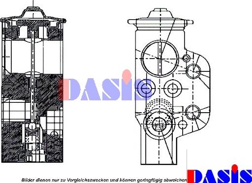 AKS Dasis 840065N - Расширительный клапан, кондиционер autosila-amz.com
