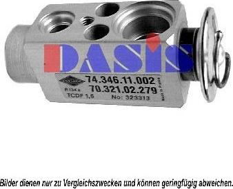 AKS Dasis 840076N - Расширительный клапан, кондиционер autosila-amz.com