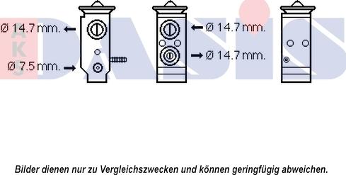 AKS Dasis 840196N - Расширительный клапан, кондиционер autosila-amz.com